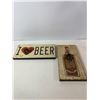 Image 3 : Pair of Wall-Mount Bottle Opener Signs