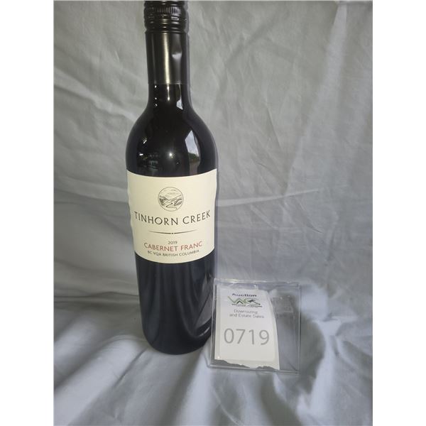 Unopened Tinhorn Creek Cabernet Franc 1-A