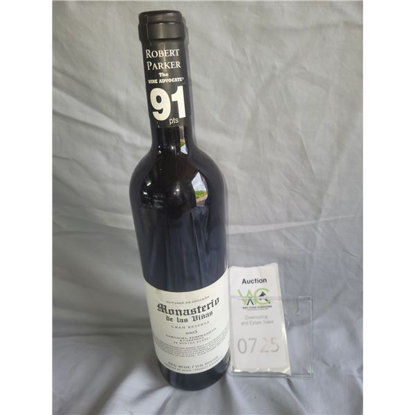 Unopened Monasterio de las Vinas Gran Reserva Red Wine 1-A