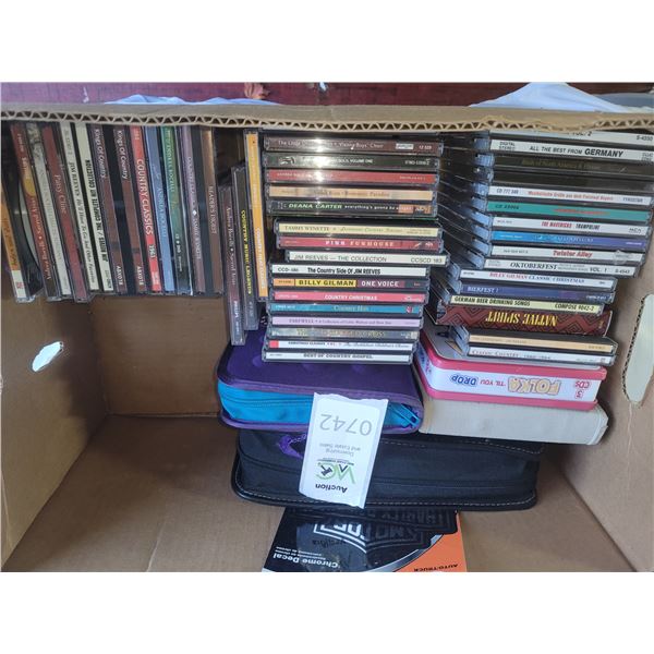 Box of CD's 1-A