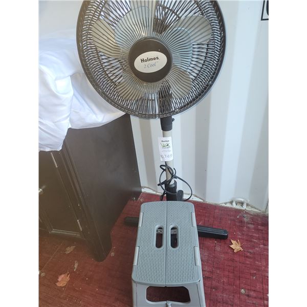 Homes Fan & Step Stool 1-A