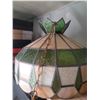 Image 2 : Tiffany Style Leaded Glass Hanging Lamp 1-A