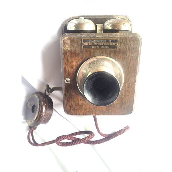 Antique Holtzer-Cabot Telephone Co Phone 1-A