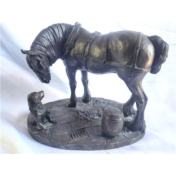 Horse & Dog Figurine 1-A