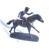 Horse & Jockey Statue 1-A