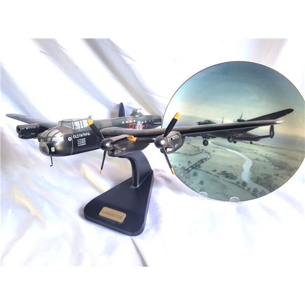 Lancaster Bomber & Coal Port Plate 1-A