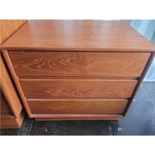 Vintage Teak Bedside Table 3-C