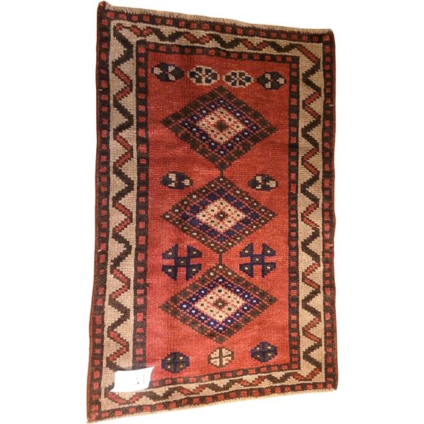 Hand Knotted Persian Wool Rug 3-C