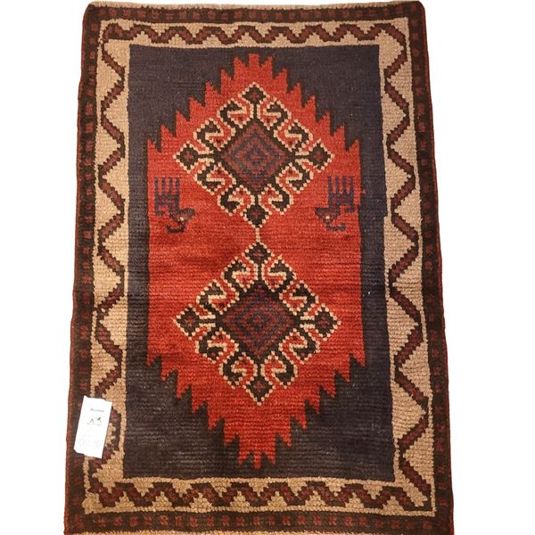 Hand Knotted Persian Wool Rug Shiraz 3-C
