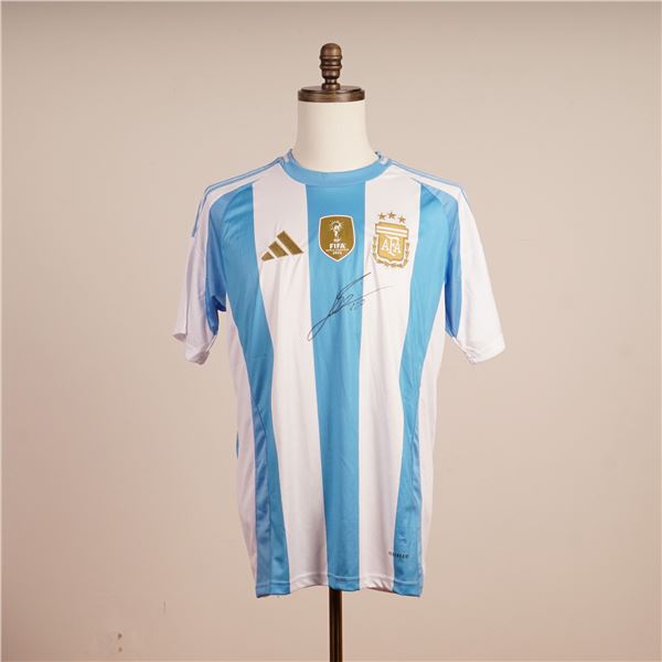 Lionel Messi Argentina 2024-25 Home Shirt w/ COA, Autographed