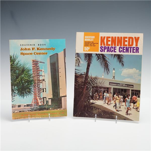 2pc Souvenir Softcover Books, John F. Kennedy & Kennedy Space Center
