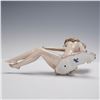 Image 3 : Lladro Porcelain Figurine with Base, Daydreaming Nymph 1001402