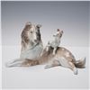 Image 1 : Lladro Porcelain Figurine, Collie with Puppy 1006459