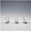 Image 2 : 3pc Lladro Porcelain Duck Figurines, Running, Jumping, and Flying