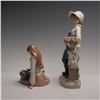 Image 2 : 2pc Nadal Porcelain Figurine, Boy and Girl with Flower Baskets