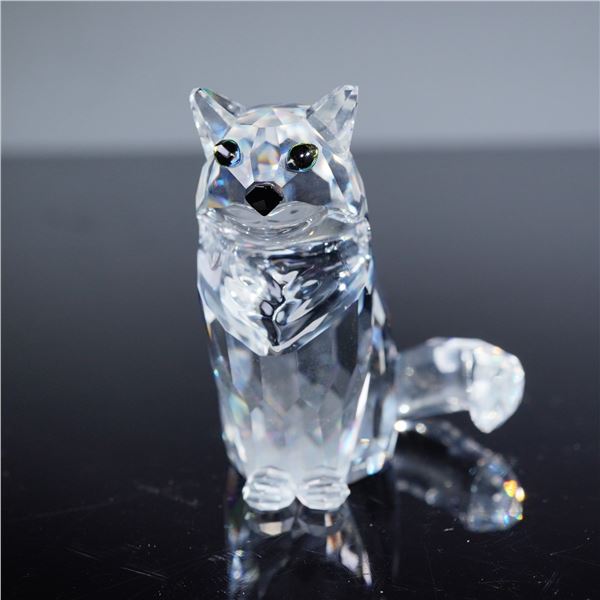 Swarovski Crystal Cat Sitting Figurine, Model 160799