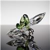 Image 4 : 2pc Swarovski Crystal Figurines, Mother Beaver and Flower