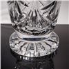 Image 4 : Tall Pedestal Cut Crystal Vase with Brilliant Starburst Design