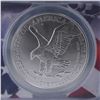 Image 2 : 2021 American Silver Eagle Type 2 ANACS MS70