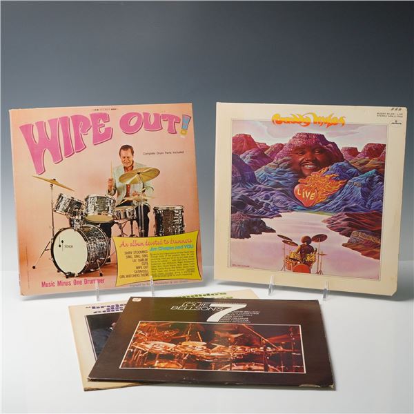 3pc Jazz-Funk Percussion Vinyl Records