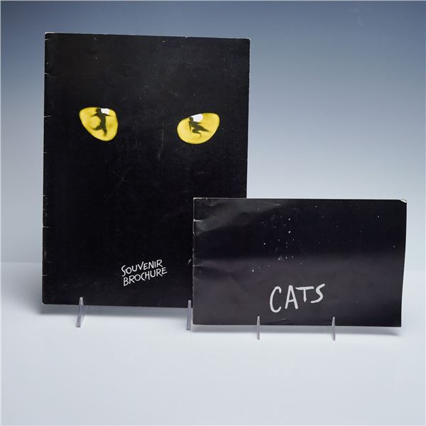 2pc Cats Musical Souvenir Booklets London Theatre Lot