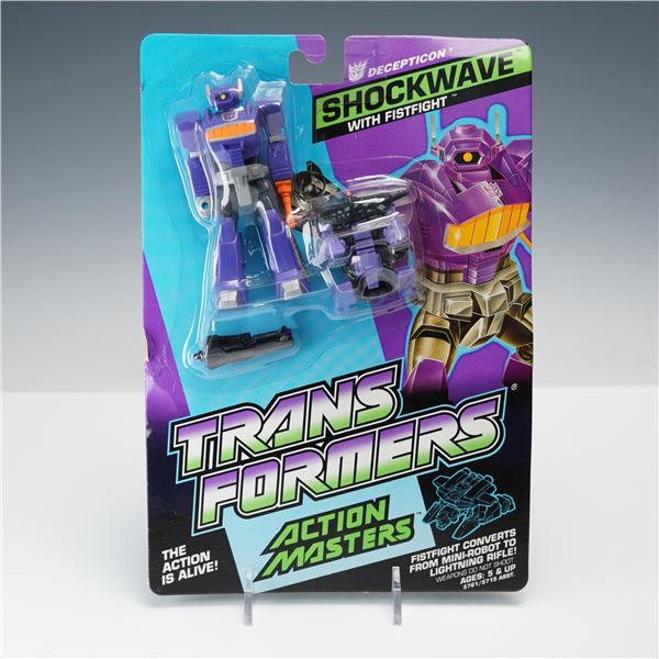 Transformers Action Masters Figurine Decepticon Shockwave with Fistfight