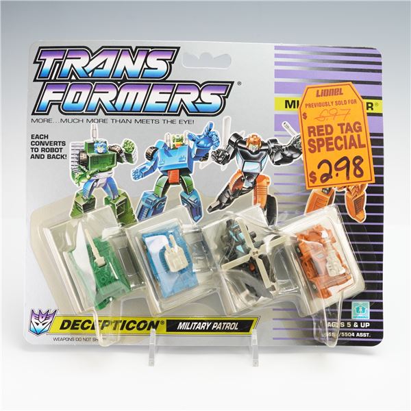 Transformers G1 Decepticon Military Patrol Micromaster Set