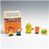 Image 2 : 5pc Toy Set, Nurd Stress Toy, Bumbling Boxing Case with Toys, 3 Wind-Ups