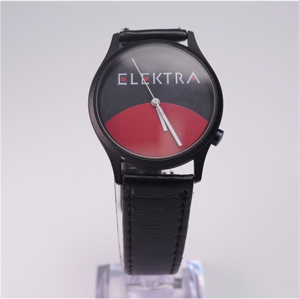 Elektra Genuine Leather Wristwatch