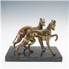 Image 4 : Bronze Greyhounds Sculpture on Marble Base