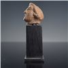 Image 5 : Ancient Egyptian Terracotta Actor Masked Head Figure with Base