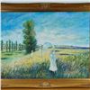 Image 1 : Impressionist Landscape Oil on Canvas Painting in the Style of Claude Monet