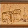 Image 1 : Parisian Watercolor and Ink on Paper Painting, Abbesses Metro, Signed