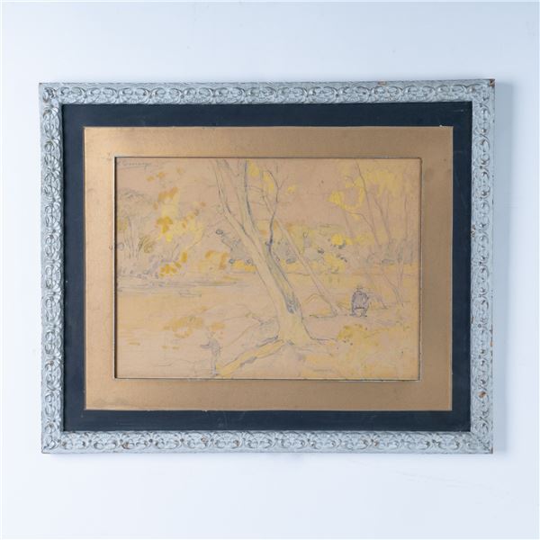 Philip Gronemeyer, Original Watercolor on Paper, Signed