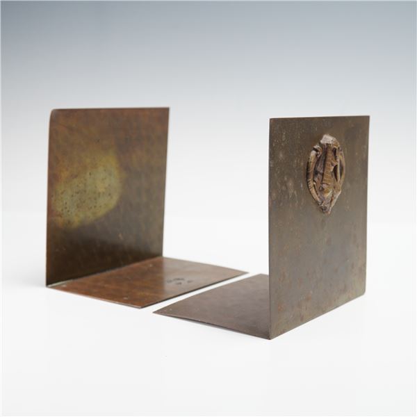 Pair of Bronze Brass Egyptian Bookends