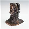Image 2 : Pair of Cast Bronze Bookends, Abraham Lincoln