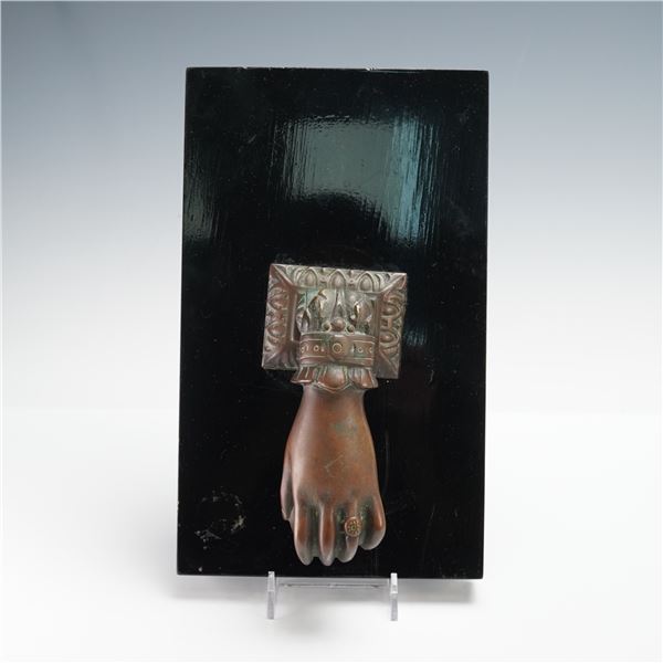 RCM Italian Cast Iron Female Hand Door Knocker