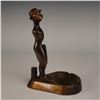 Image 3 : Figural Bronze Ashtray with Standing Man Form