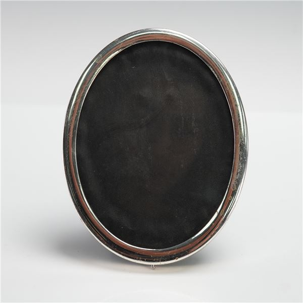 Miniature Sterling Oval Picture Frame