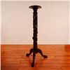 Image 2 : Early 20th Century Carved Mahogany Pedestal Stand with Grape and Leaf Motif