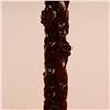 Image 3 : Early 20th Century Carved Mahogany Pedestal Stand with Grape and Leaf Motif