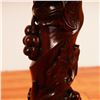 Image 8 : Early 20th Century Carved Mahogany Pedestal Stand with Grape and Leaf Motif
