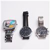 Image 1 : 3pc Set of Men's Wristwatches: Timex, Bell & More, and Unmarked