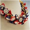 Image 2 : Patriotic Nautical Celluloid Necklace