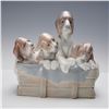 Image 1 : Lladro Porcelain Figurine, Pup's in the Box 1001121