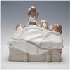 Image 2 : Lladro Porcelain Figurine, Pup's in the Box 1001121