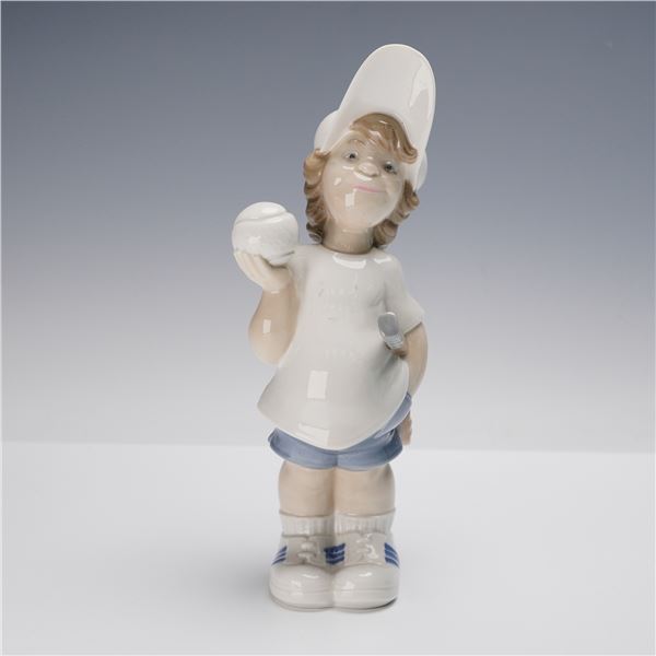 Lladro Porcelain Figurine, Tennis Player Puppet 1004966