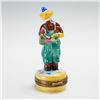 Image 2 : Limoges Porcelain Clown Figurine Treasure Box