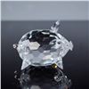 Image 4 : Swarovski Crystal Pig Figurine with Metal Tail