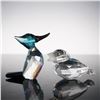 Image 1 : 2pc Swarovski Crystal Bird Figurines